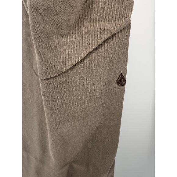 VOLCOM Men's Tan Solid Straight-Leg Modern Fit Chino Pants SZ 31 - Picture 9 of 12